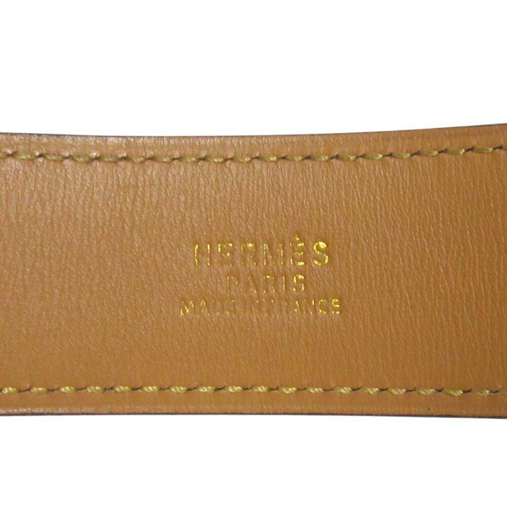 HERMES Kelly Leather Belt, Size 70, Red with Gold-colored Hardware, V Stamp, ... - Picture 5 of 6